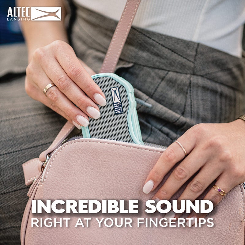 Altec Lansing مكبر صوت بلوتوث ألتك لانسنج بيبي بوم XL - مقاوم للماء، لاسلكي ومحمول للسفر والاستخدام الخارجي، صوت عميق وعالي، 1 عبوة، أسود - Image 5